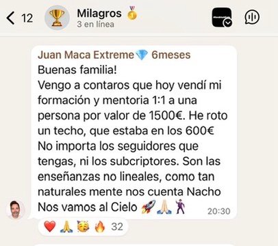 Testimonio de alumno